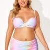 Tie Dye Printed Underwire Women Bikini Set
