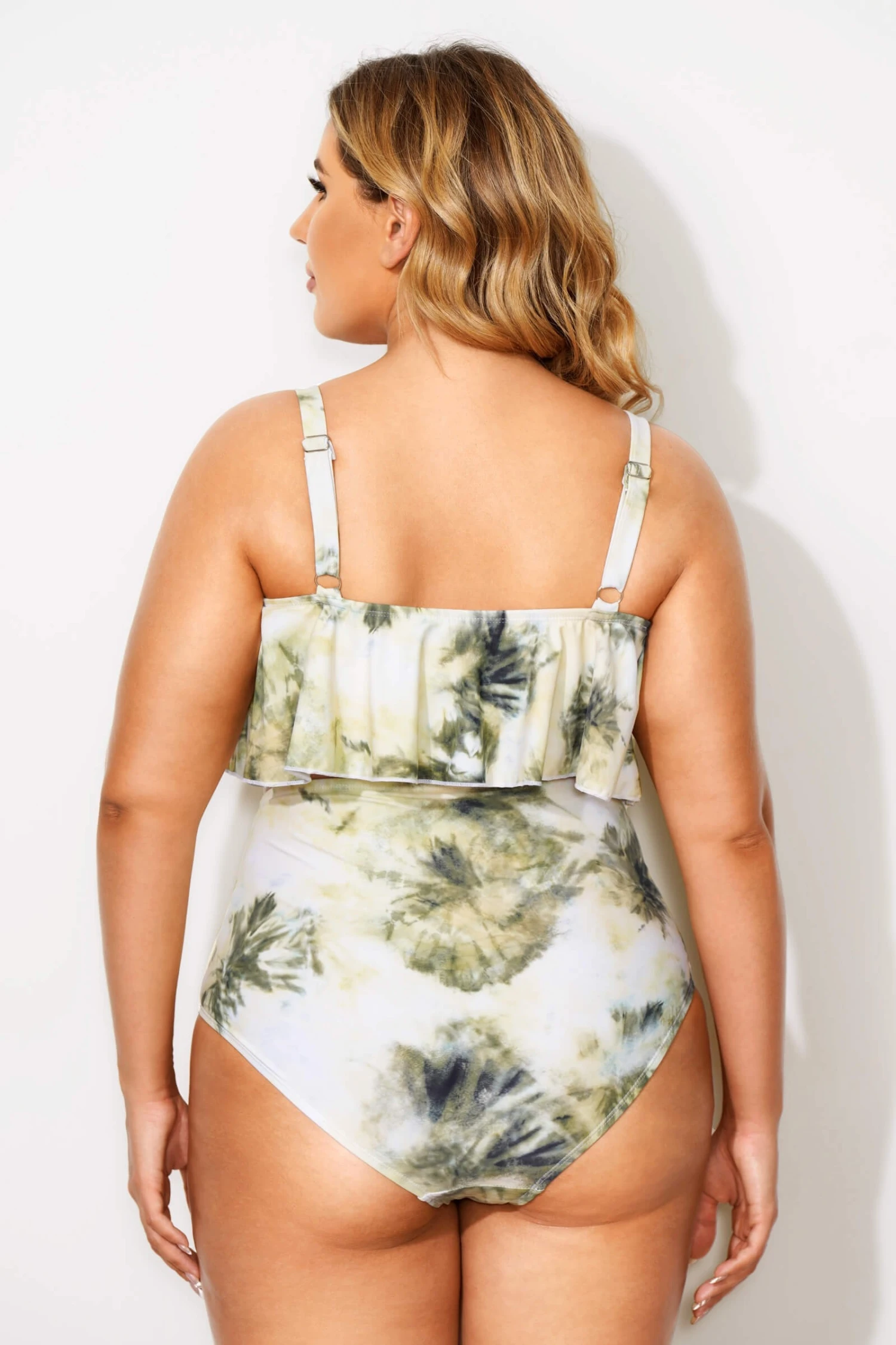 Tie Dye Printed Scoop Neck Women Bikini Set 2 Tie Dye Printed Scoop Neck Women Bikini Set - Image 2