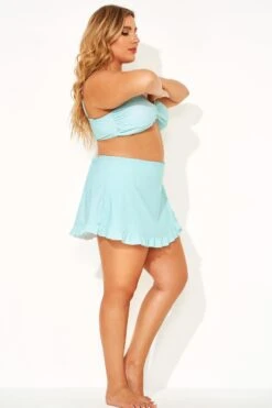 Ruffle High Waist Skirt For Lady -Bikini By Muse b debt018001 3