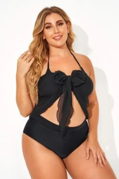 Black Women Short Sarongs Beach Wrap -Bikini By Muse b decu011 3