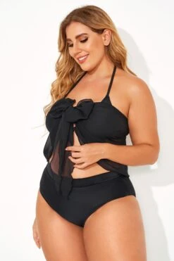 Black Women Short Sarongs Beach Wrap -Bikini By Muse b decu011 4