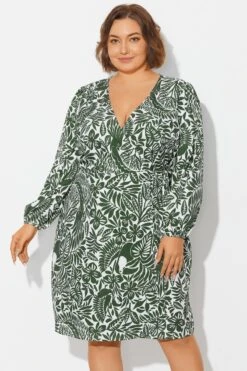 V-Neck Puff Sleeves Wrap Tie Side Cover Up 8 V-Neck Puff Sleeves Wrap Tie Side Cover Up -Bikini By Muse b decu041 3