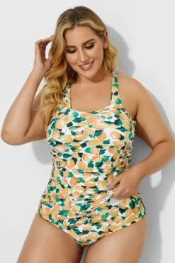 Elegant Sweetheart Tummy Control One Piece Swimsuit -Bikini By Muse b deop065006 3