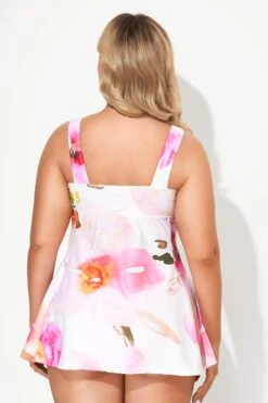 Sweetheart Neckline Tie Dye Swimdress Swimsuits 6 Sweetheart Neckline Tie Dye Swimdress Swimsuits -Bikini By Muse b desd001002 3