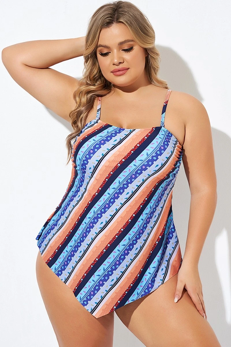 Boho Bandeau Vintage Women Long Tankini Top 1 Boho Bandeau Vintage Women Long Tankini Top