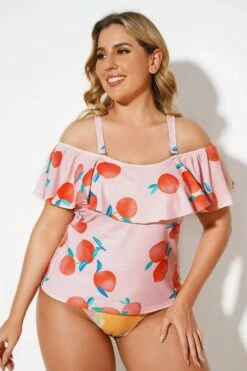 Floral Printed Elegant Women Tankini Top -Bikini By Muse b detan086004 4