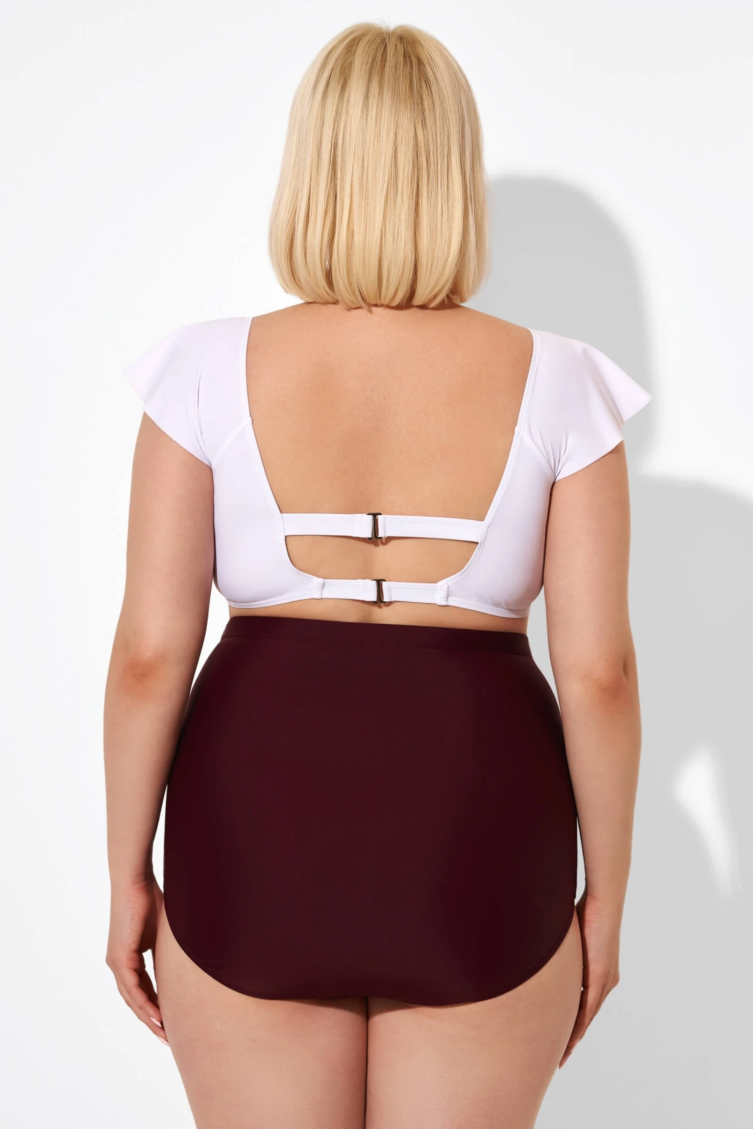 White Cap Sleeve Tie-front Bikini Top 2 White Cap Sleeve Tie-front Bikini Top - Image 2