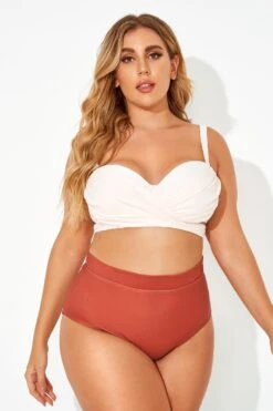 White Warp Elegant Women Bikini Top -Bikini By Muse b sfbk2003071 2