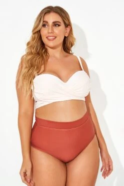 White Warp Elegant Women Bikini Top -Bikini By Muse b sfbk2003071 5