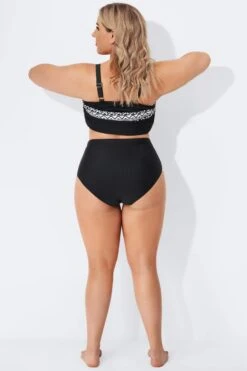 Black Fashion Full Coverage Brief For Lady -Bikini By Muse b sfbt1911007 2