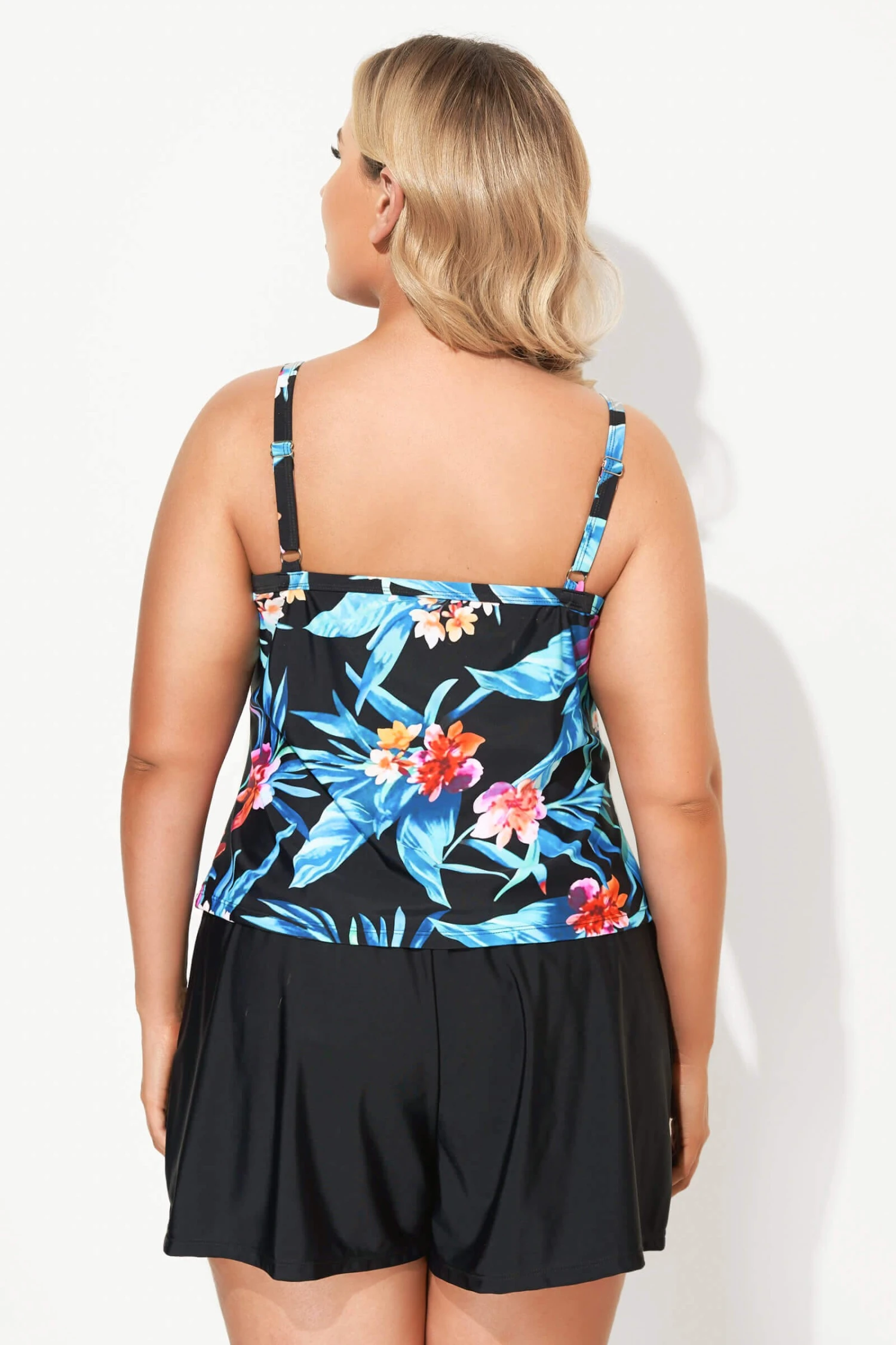 Tropical Flower One Piece Swimsuit For Lady 2 Tropical Flower One Piece Swimsuit For Lady - Image 2